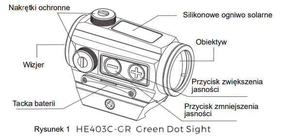 Model HE403C-GR Holosun