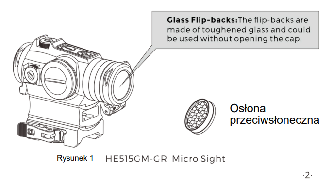 Model HE515GM-GR Holosun