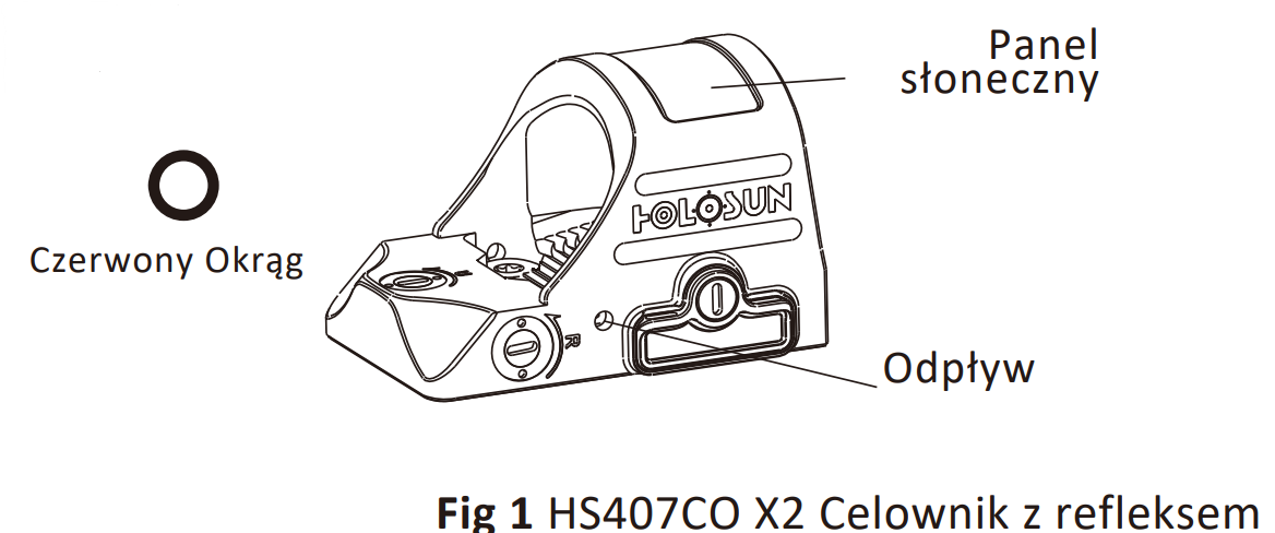 Model HS407CO X2 Holosun