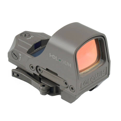 Holosun - Kolimator HS510C Multi Reticle - Green Dot - Solar Panel - FDE - HS510C-FDE-G