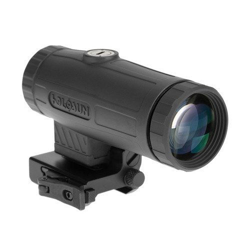 Holosun - Powiększalnik HM3X 3x Magnifier z montażem Flip & QD - Czarny - HM3X